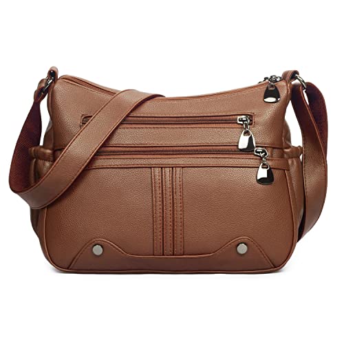 VOLGANIK ROCK Umhängetasche Damen Handtaschen Mittelgroße PU-Leder Schultertasche Handtasche Für Damen Handtaschen Damen Mit Mehreren Taschen Crossbody Bag Damen Leder Handtasche Damen Reisetasche VOLGANIK ROCK Umhängetasche Damen Handtaschen Mittelgroße PU-Leder Schultertasche Handtasche Für Damen Handtaschen Damen Mit Mehreren Taschen Crossbody Bag Damen Leder Handtasche Damen Reisetasche von VOLGANIK ROCK