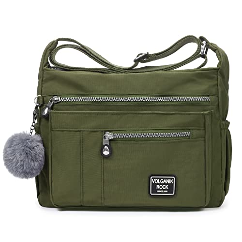 VOLGANIK ROCK Umhängetasche Damen RFID Handtasche Leichte Mehrere Taschen Schultertasche Tasche Damen Reisetasche Einkaufstasche VOLGANIK ROCK Umhängetasche Damen RFID Handtasche Leichte Mehrere Taschen Schultertasche Tasche Damen Reisetasche Einkaufstasche von VOLGANIK ROCK