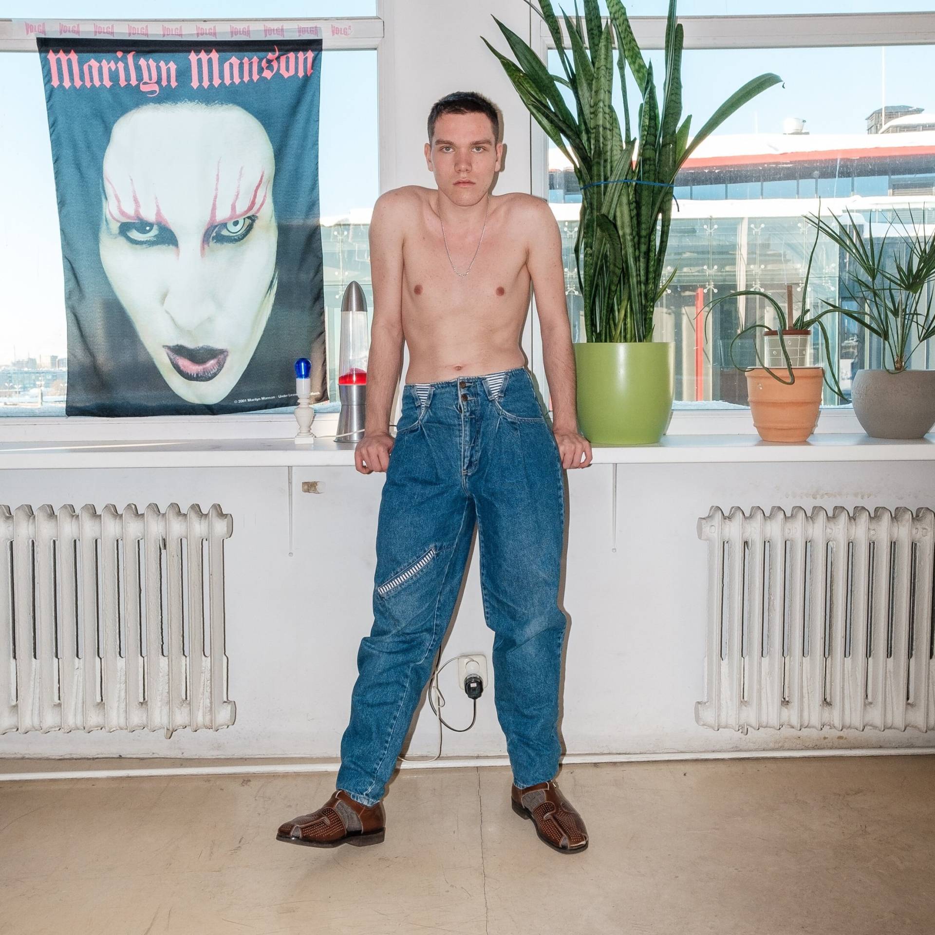 Vintage 90Er Street Style Boyfriend Jeans in Mittlerer Wäsche von VOLGAVINTAGE