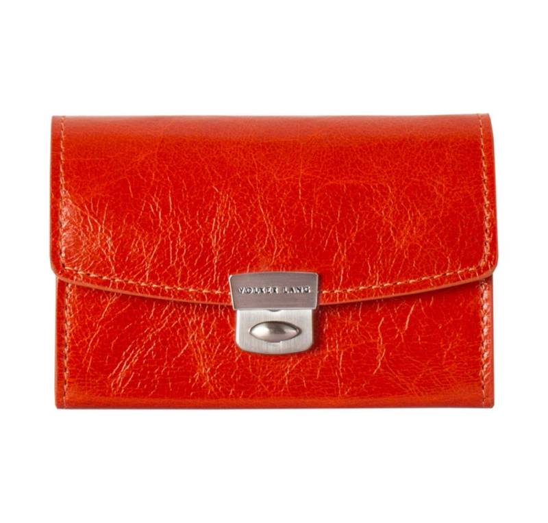 VOLKER LANG Geldbörse CENTIME, PS11 - Oberfläche: Vintage - Farbe: mandarine von VOLKER LANG
