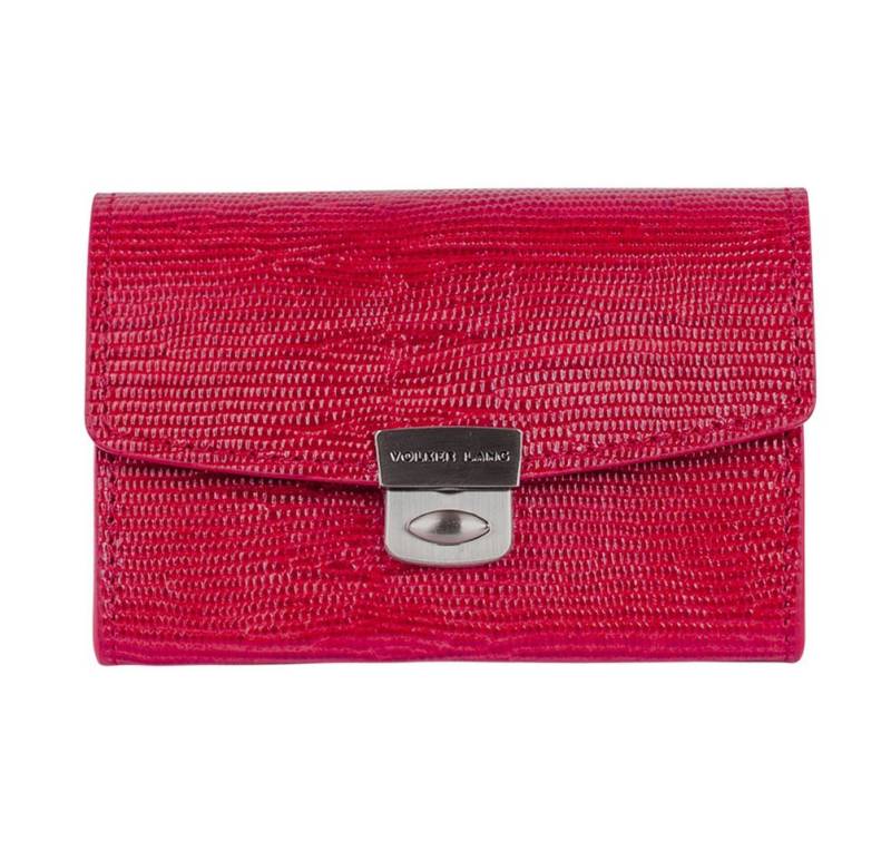 VOLKER LANG Geldbörse CENTIME, PS11 - Oberfläche: Waran - Farbe: energie von VOLKER LANG