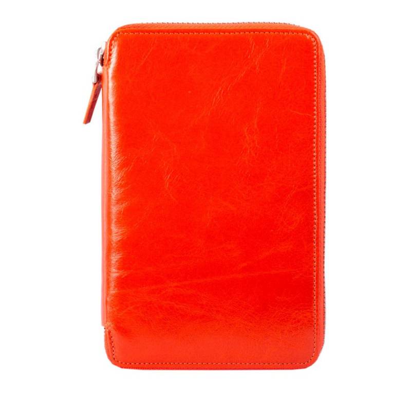 VOLKER LANG Geldbörse FORINT, PR3 - Oberfläche: Vintage - Farbe: mandarine von VOLKER LANG