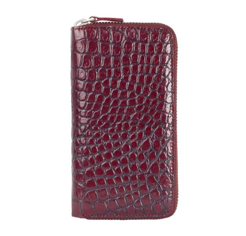 VOLKER LANG Geldbörse KINA - Schlankes und zierliches Portemonnaie mit Reißverschluss und von VOLKER LANG