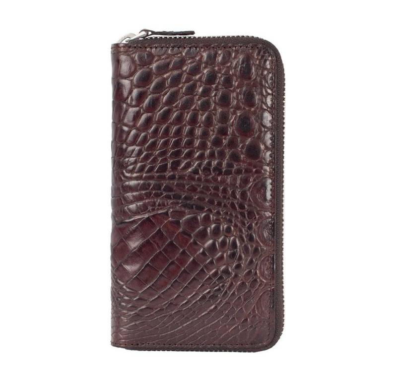 VOLKER LANG Geldbörse KINA - Schlankes und zierliches Portemonnaie mit Reißverschluss und von VOLKER LANG