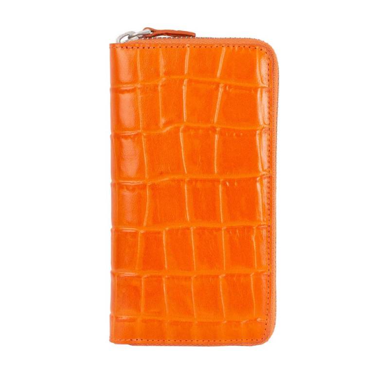 VOLKER LANG Geldbörse KINA - Schlankes und zierliches Portemonnaie mit Reißverschluss und von VOLKER LANG