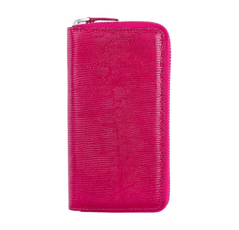 VOLKER LANG Geldbörse KINA - Schlankes und zierliches Portemonnaie mit Reißverschluss und von VOLKER LANG