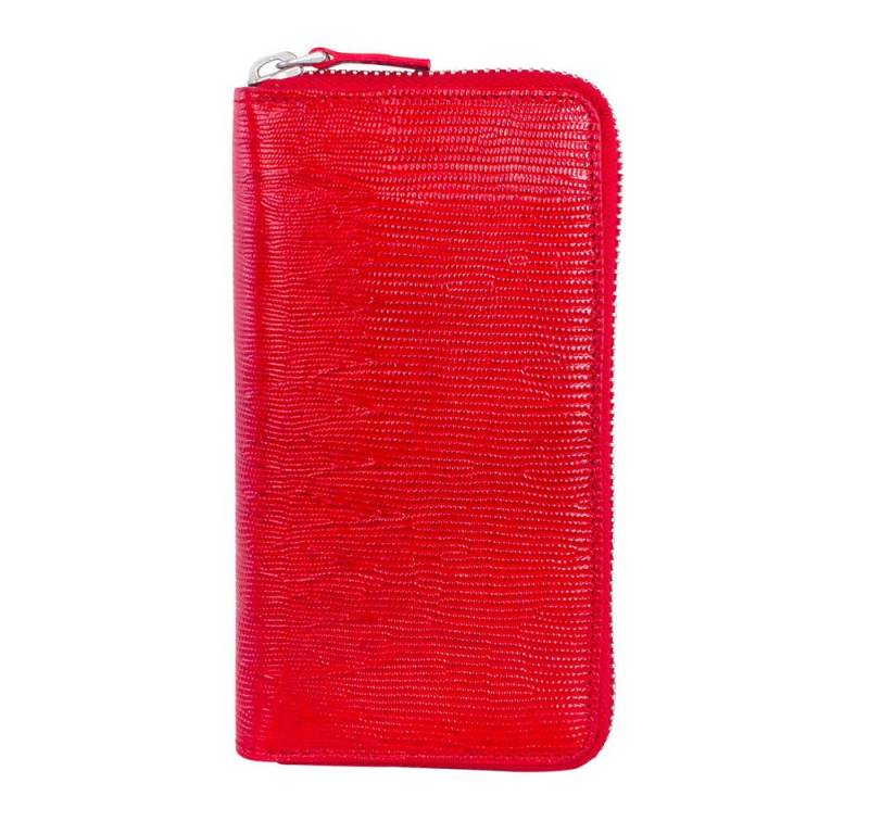 VOLKER LANG Geldbörse KINA - Schlankes und zierliches Portemonnaie mit Reißverschluss und von VOLKER LANG