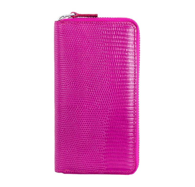 VOLKER LANG Geldbörse KINA - Schlankes und zierliches Portemonnaie mit Reißverschluss und von VOLKER LANG