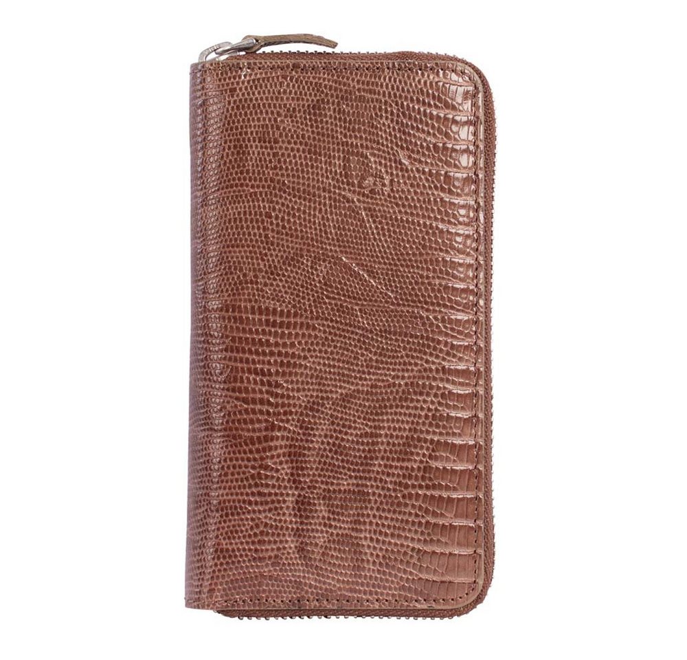 VOLKER LANG Geldbörse KINA - Schlankes und zierliches Portemonnaie mit Reißverschluss von VOLKER LANG