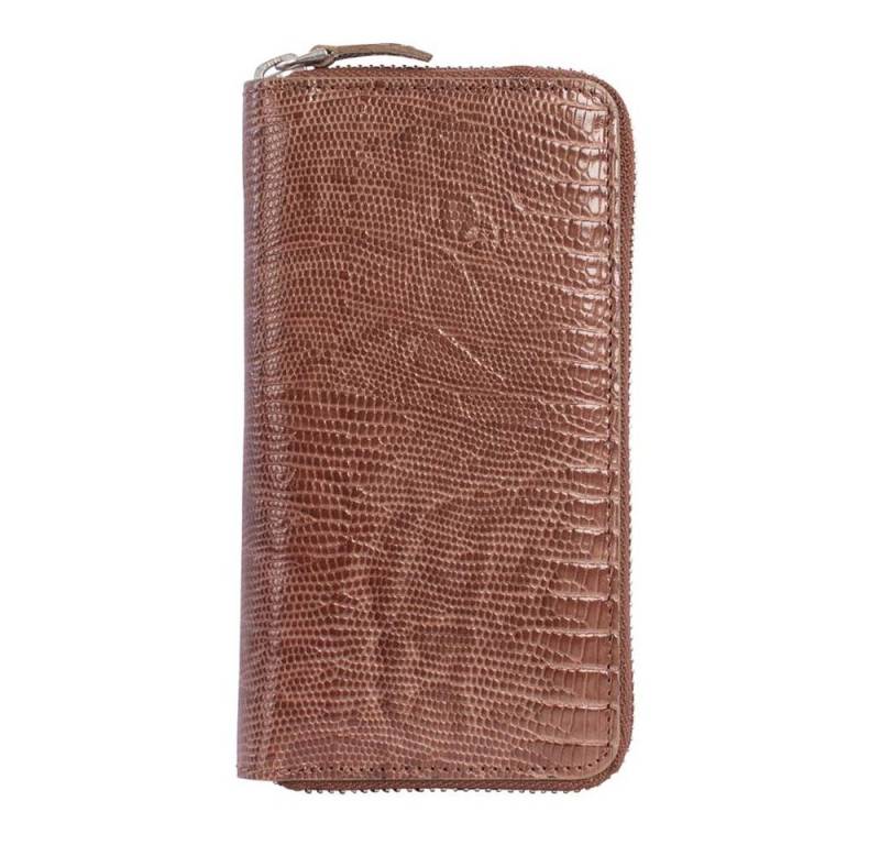 VOLKER LANG Geldbörse KINA - Schlankes und zierliches Portemonnaie mit Reißverschluss von VOLKER LANG