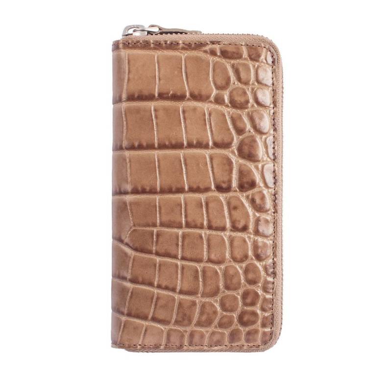 VOLKER LANG Geldbörse KINA - Schlankes und zierliches Portemonnaie mit Reißverschluss von VOLKER LANG