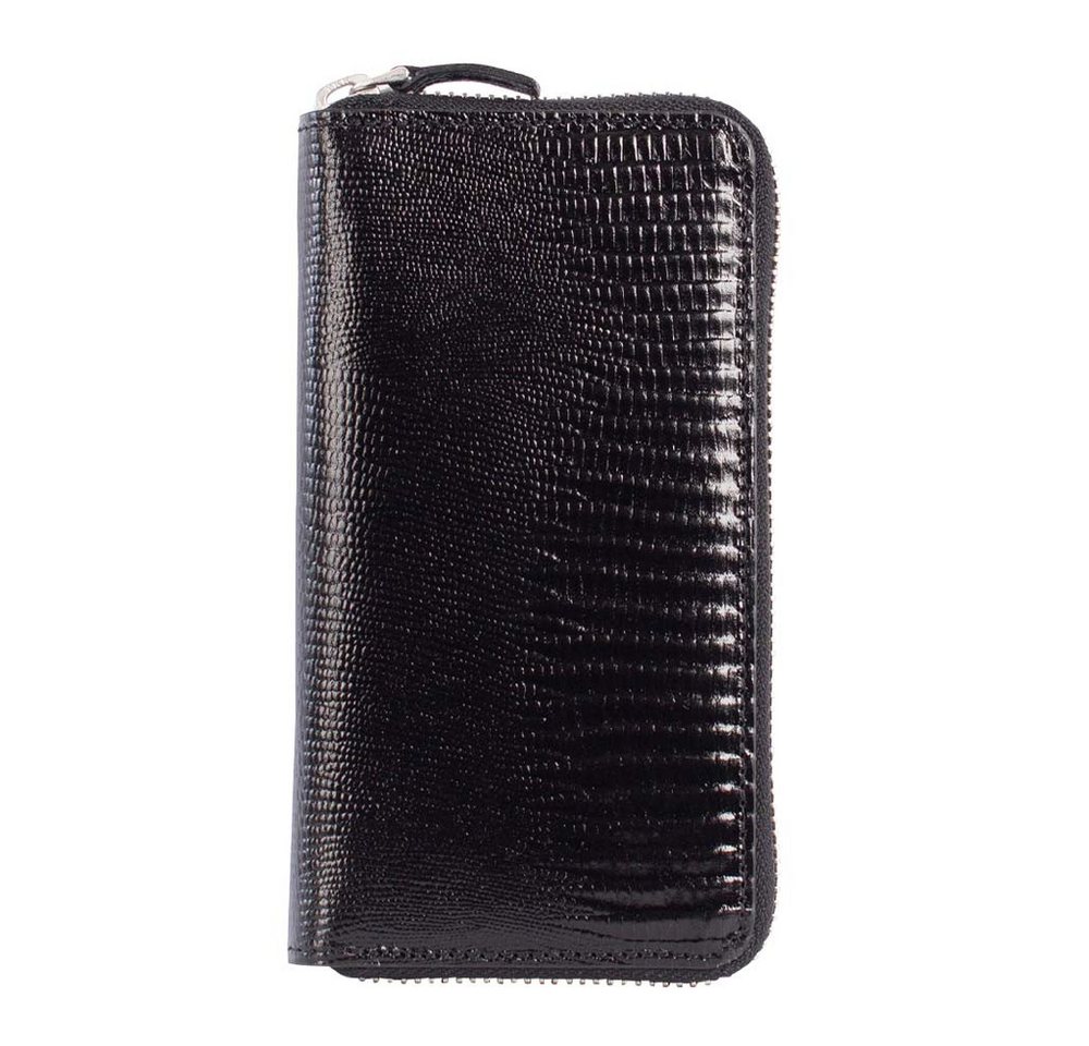 VOLKER LANG Geldbörse KINA - Schlankes und zierliches Portemonnaie mit Reißverschluss von VOLKER LANG