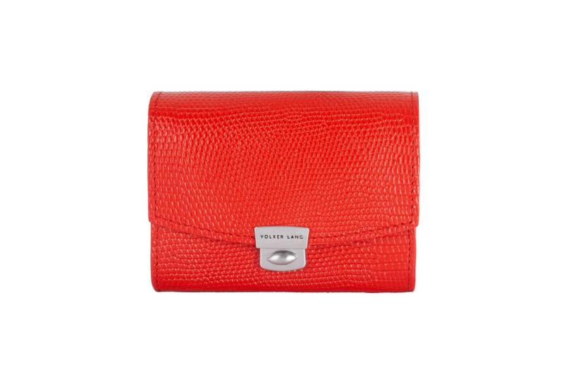 VOLKER LANG Kellnerbörse PIASTER - Mini Damen Portemonnaie, kompaktes Design mit Schloss aus von VOLKER LANG