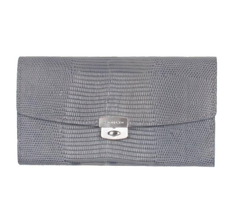 VOLKER LANG Geldbörse RUBEL, PK1 - Oberfläche: Waran - Farbe: shark von VOLKER LANG