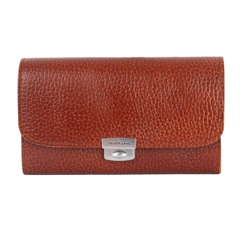 VOLKER LANG Geldbörse SHILLING, PS6 - Oberfläche: Scotch - Farbe: teak von VOLKER LANG