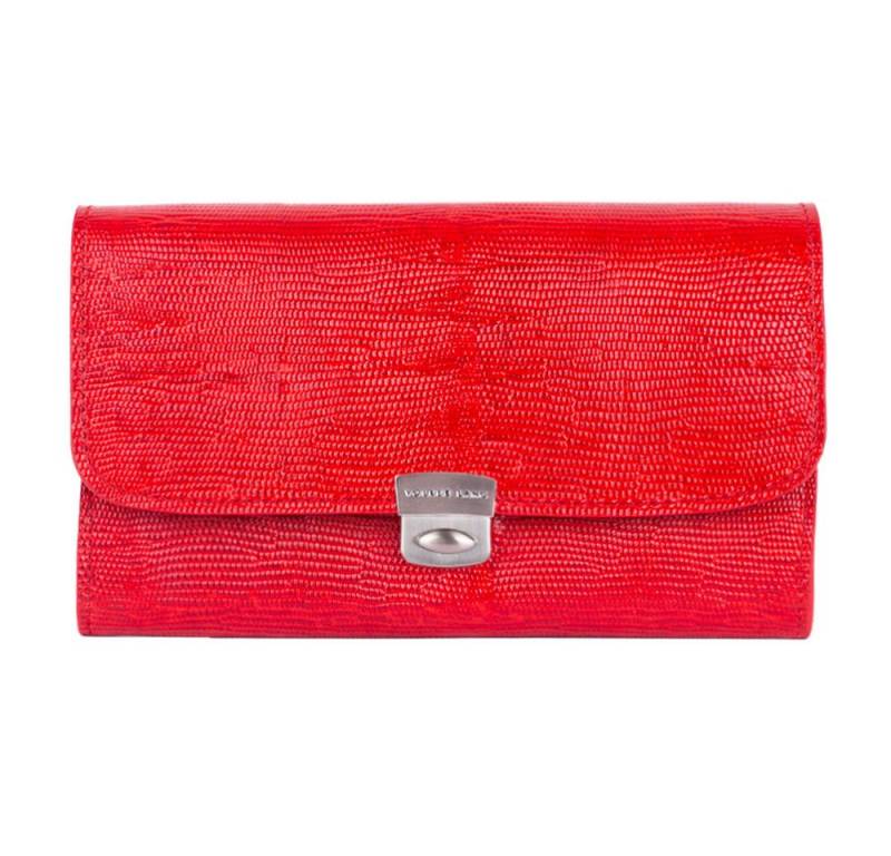 VOLKER LANG Geldbörse SHILLING, PS6 - Oberfläche: Waran - Farbe: energy von VOLKER LANG