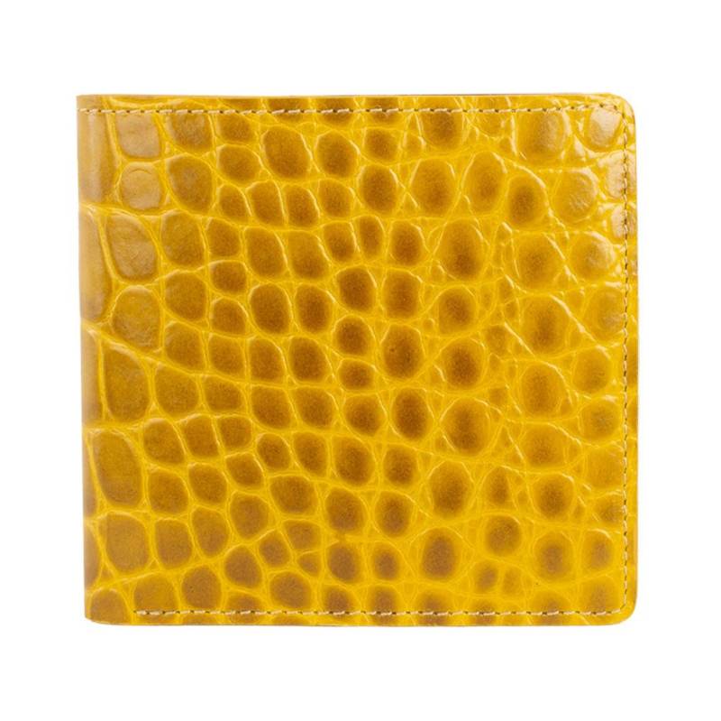 VOLKER LANG Geldbörse TALER, SB5 - Oberfläche: Kroko - Farbe: yellowy von VOLKER LANG