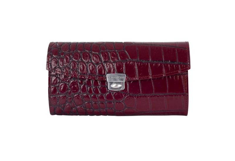 VOLKER LANG Geldbörse YEN, PK10 - Oberfläche: Kroko - Farbe: beetroot von VOLKER LANG