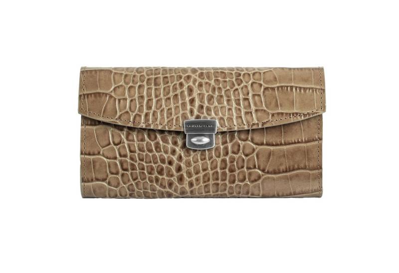 VOLKER LANG Kellnerbörse YEN - Kleine Kellnerbörse aus Leder mit Kartenfächern, Schein- und von VOLKER LANG