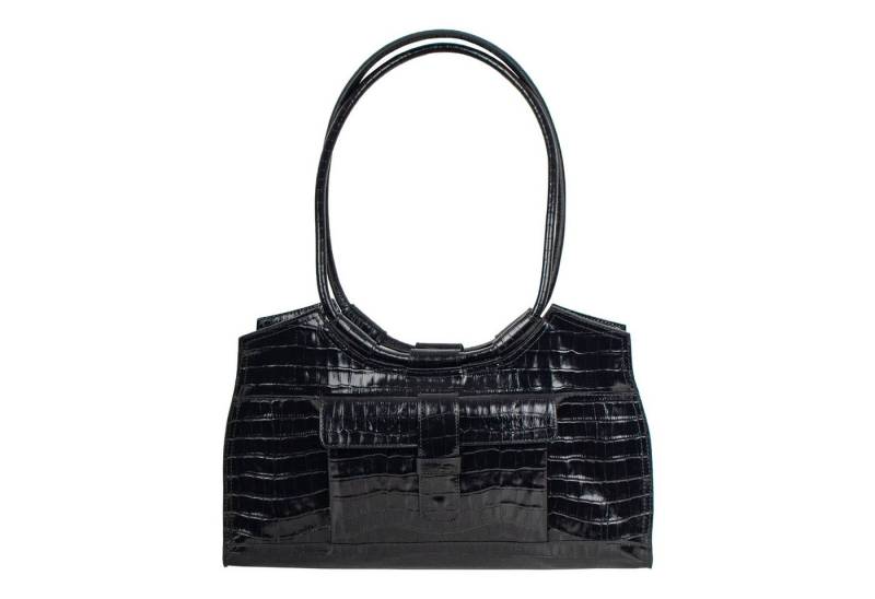 VOLKER LANG Handtasche JULIETTE, HV2 - Oberfläche: Kroko - Farbe: kro-black von VOLKER LANG