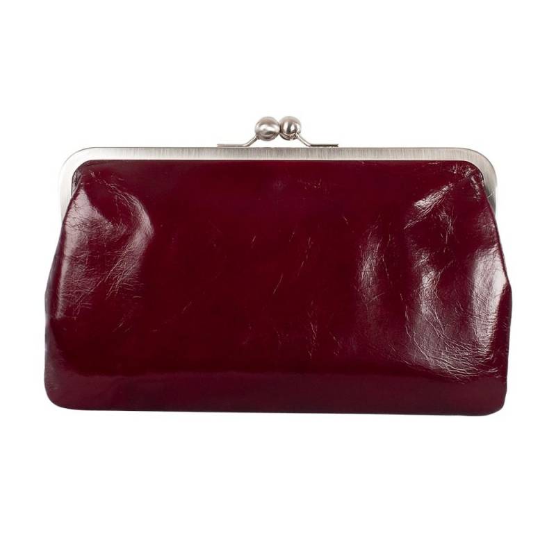 VOLKER LANG Abendtasche MARLENE  Elegante Damen Bügeltasche aus italienischem Leder von VOLKER LANG