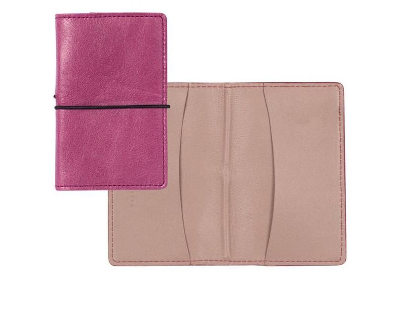 VOLKER LANG Kartenetui RIAL, VC1 - Oberfläche: Vintage - Farbe: deeprose von VOLKER LANG