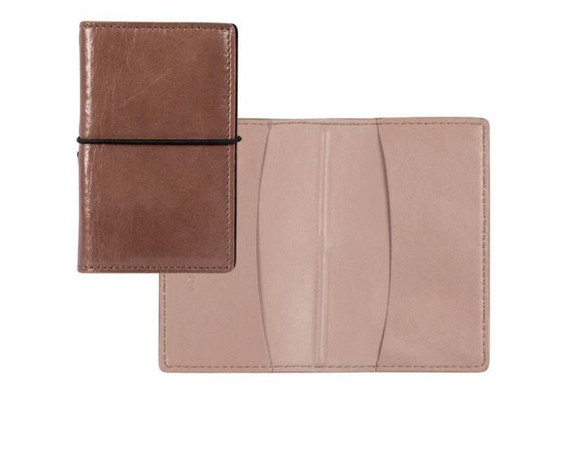 VOLKER LANG Kartenetui RIAL, VC1 - Oberfläche: Vintage - Farbe: taupe von VOLKER LANG