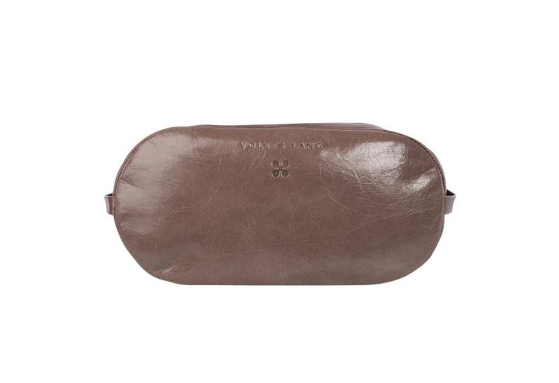 VOLKER LANG Kulturbeutel TRAVEL POUCH, PP1, Kompaktes Leder-Case, Premium Verarbeitung . von VOLKER LANG