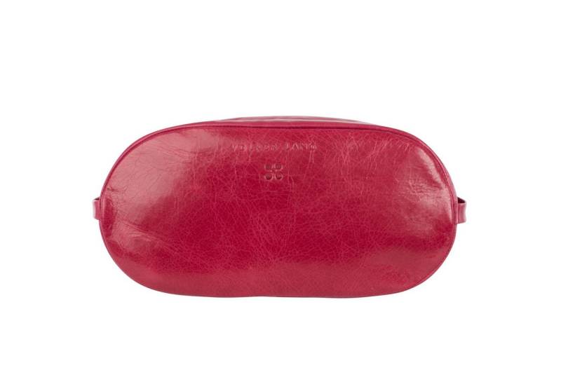 VOLKER LANG Kulturbeutel TRAVEL POUCH, PP1 - Oberfläche: Vintage - Farbe: vin-red von VOLKER LANG