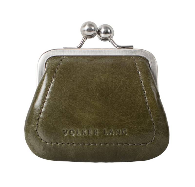 VOLKER LANG Mini Geldbörse LEU, BB2 - Oberfläche: Vintage - Farbe: cactus von VOLKER LANG