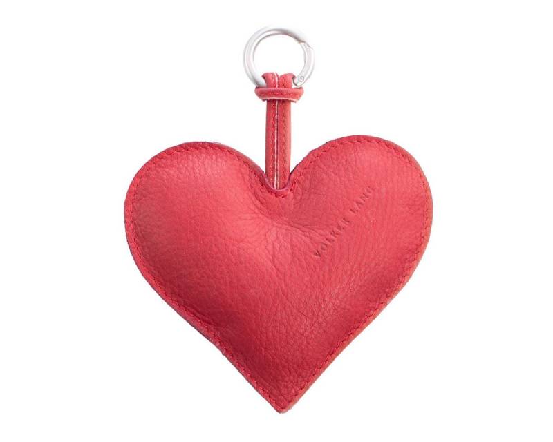 VOLKER LANG Schlüsselanhänger CHARM, CH1 - Oberfläche: Velvet - Farbe: henna von VOLKER LANG