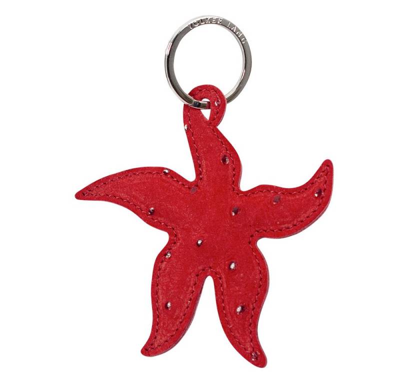 VOLKER LANG Schlüsselanhänger SEASTAR SR22, Seestern Schlüsselanhänger aus Leder in Seesternform von VOLKER LANG