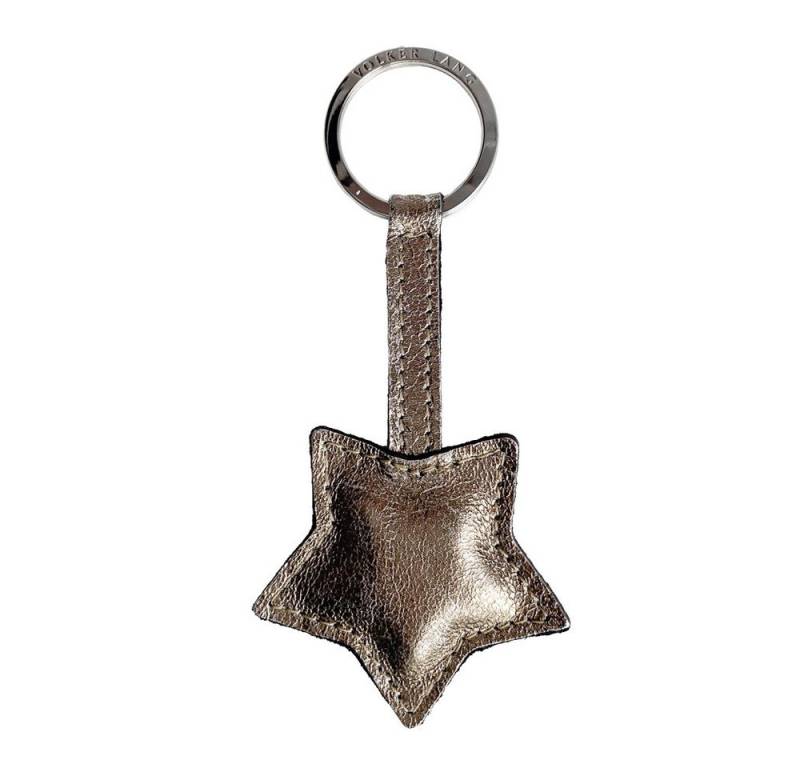 VOLKER LANG Schlüsselanhänger STERN, SR3 - Oberfläche: Metallic - Farbe: bronze (Stück) von VOLKER LANG