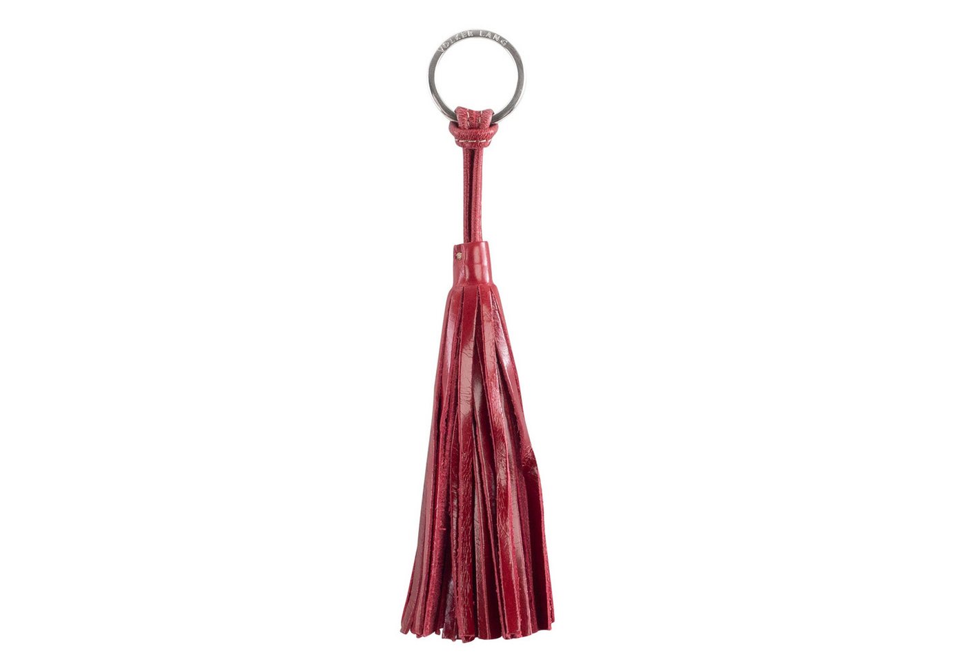 VOLKER LANG Schlüsselanhänger TASSEL, SR12 - Schlüsselring in Quasten-Form aus Leder von VOLKER LANG