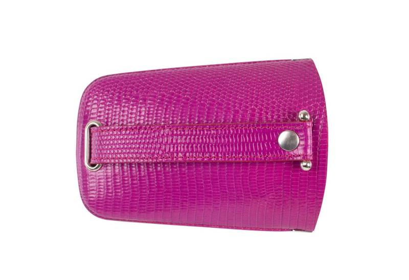 VOLKER LANG Schlüsseltasche GLOCKE, SG2 - Oberfläche: Waran - Farbe: magenta von VOLKER LANG