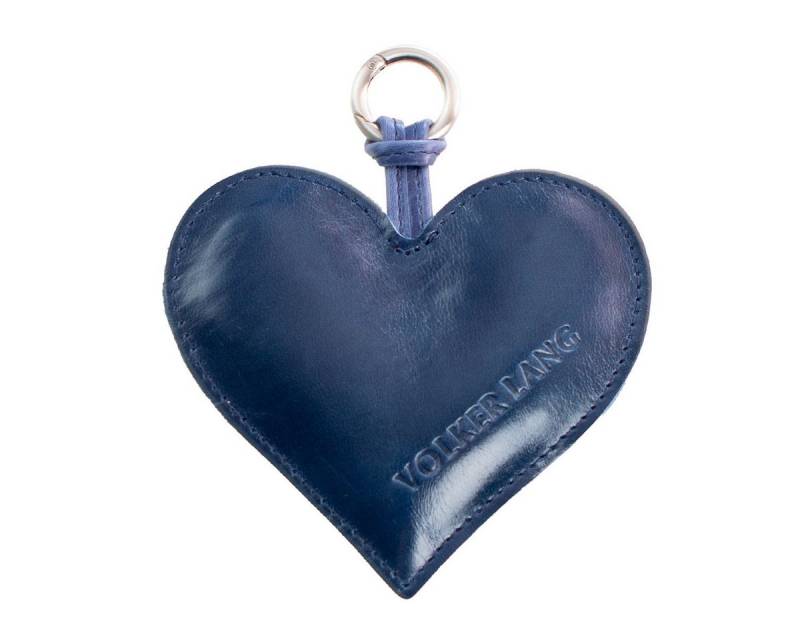 VOLKER LANG Taschenanhänger CHARM Heart, CH1 - Oberfläche: Vintage - Farbe: ink von VOLKER LANG