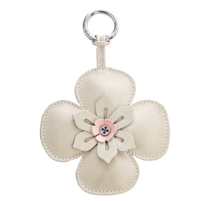 VOLKER LANG Taschenanhänger CHARM Flower, CH4 - Oberfläche: Vintage - Farbe: mint-mint-naturel von VOLKER LANG