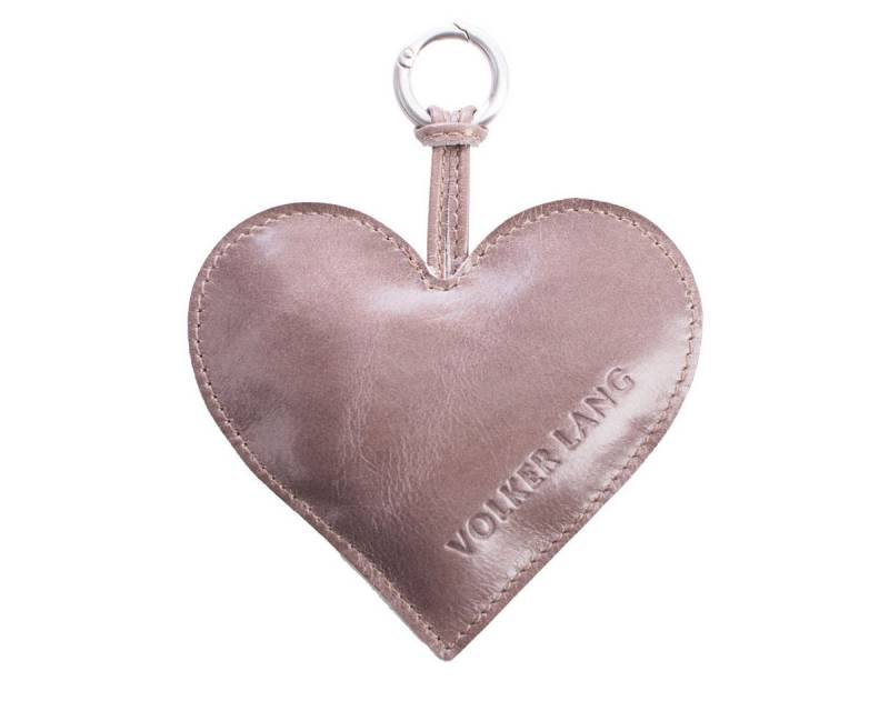 VOLKER LANG Taschenanhänger CHARM Heart, CH1 - Oberfläche: Vintage - Farbe: vin-taupe VOLKER LANG Taschenanhänger CHARM Heart, CH1 - Oberfläche: Vintage - Farbe: vin-taupe von VOLKER LANG