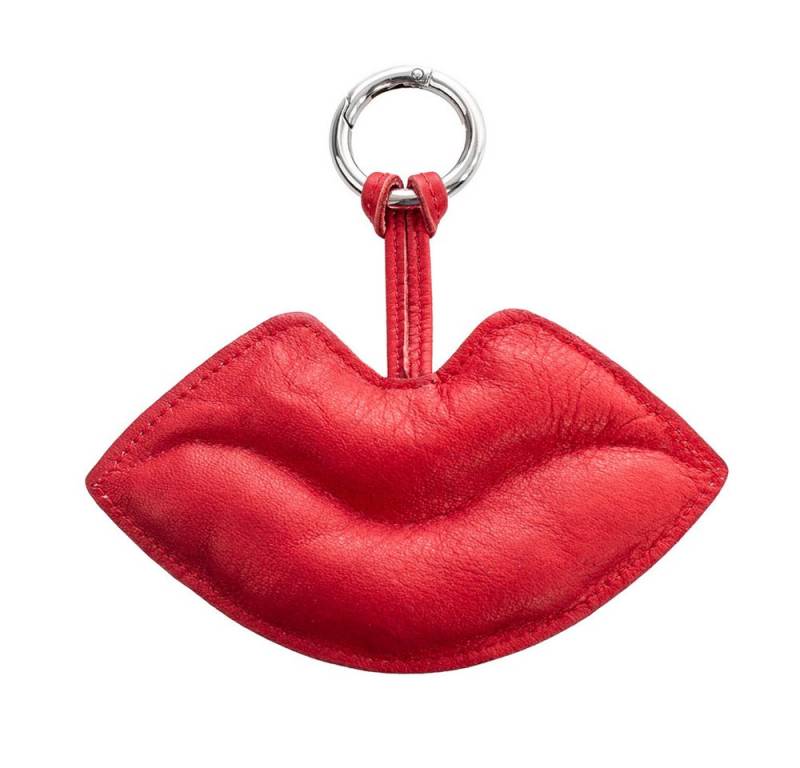 VOLKER LANG Taschenanhänger CHARM Kiss, CH2 - Oberfläche: Velvet - Farbe: koralle von VOLKER LANG