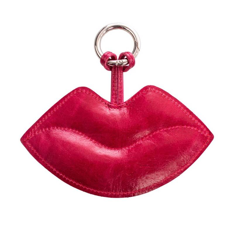 VOLKER LANG Taschenanhänger CHARM Kiss, CH2 - Oberfläche: Vintage - Farbe: red von VOLKER LANG