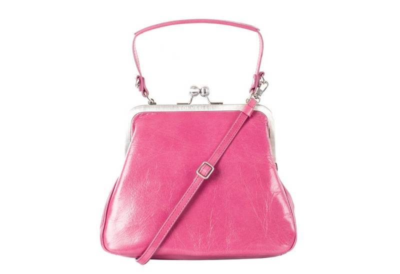 VOLKER LANG Schultertasche AUDREY  Elegante Damen Bügeltasche aus italienischem Leder von VOLKER LANG