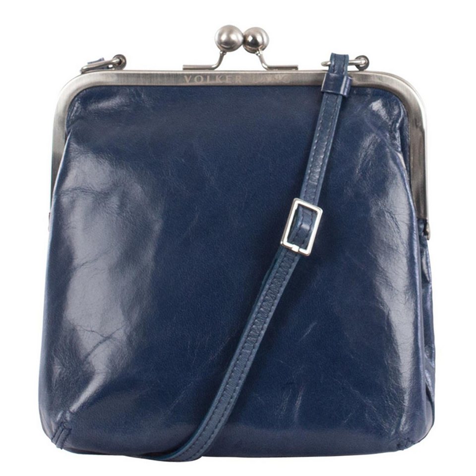 VOLKER LANG Umhängetasche IDA  Elegante Damen Bügeltasche aus italienischem Leder von VOLKER LANG