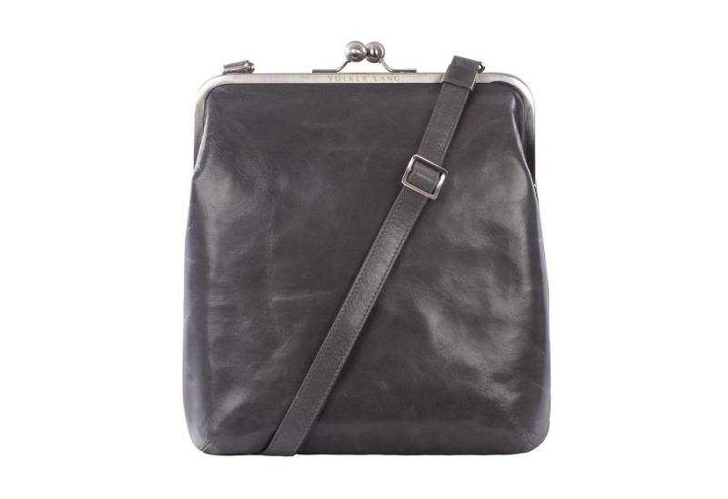 VOLKER LANG Schultertasche MATA  Elegante Damen Bügeltasche aus italienischem Leder von VOLKER LANG