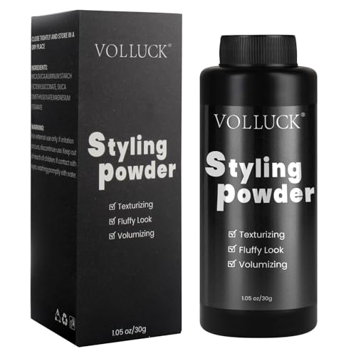 VOLLUCK Haar Puder Men Styling, Natürlich Langanhaltend Styling Powder, Texture Powder Haarpulver Männer Frauen Styling, Sofortige Wirkung Haarstyling Produkte 30 g von VOLLUCK