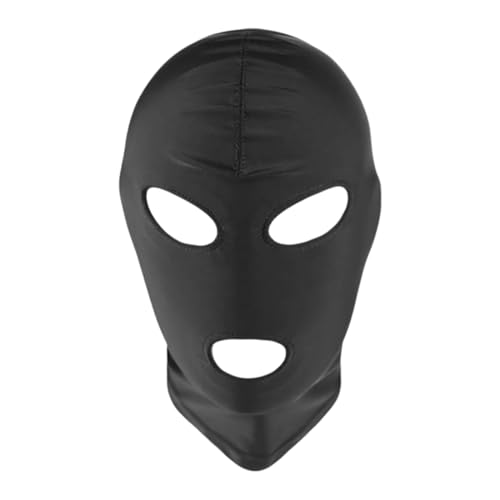 Couple Prom Masks, Blindfold Mystery Half Mask for Men and Women, Atmungsaktive Kopfbedeckung Gemusterte Maske Offener Mund Rollenspiel Kostüm Kit von VOMZIKL