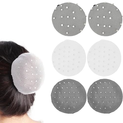 Dutt Netz, 6 Stück Haarnetz, Dutt Netz Kinder, Bun Elastisches Haarnetz, Elastisches Haarnetz, Knotennetz Frisurenhilfe Bun für Balletttanz Dance Tänzer von VOMZIKL