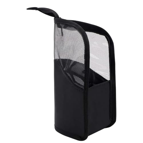 Make up Pinsel Tasche, Make up Pinselhalter Multifunktional Kosmetik Pinsel Halter Halb klar, Make Up Pinsel Halter Organizer Tasche Wasserdicht Make Up Bürsten mit Reißverschluss Mäppchen (Schwarz) von VOMZIKL