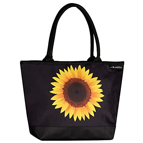 VON LILIENFELD Handtasche Sonnenblume Motiv Shopper Maße L42 x H30 x T15 cm Strandtasche Henkeltasche Büro von VON LILIENFELD
