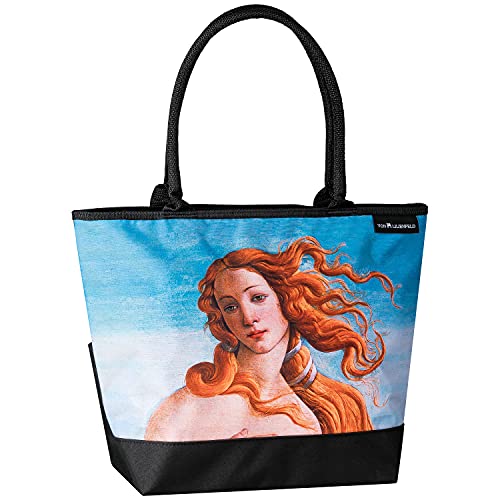 VON LILIENFELD Handtasche Sandro Botticelli Geburt der Venus Kunst Motiv Sandro Botticelli Geburt der Venus Shopper Maße L42 x H30 x T15 cm Strandtasche Henkeltasche Büro von VON LILIENFELD