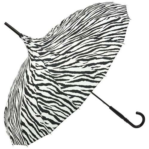 VON LILIENFELD Regenschirm Damen Sonnenschirm Stockschirm Pagode Cécile gestreift Zebra VON LILIENFELD Regenschirm Damen Sonnenschirm Stockschirm Pagode Cécile gestreift Zebra von VON LILIENFELD